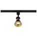 Track Head Nuvo TH633 12 Watt LED Cinch Track Head - 3000K - Matte Black and Brushed Brass Finish - H-Style Nuvo