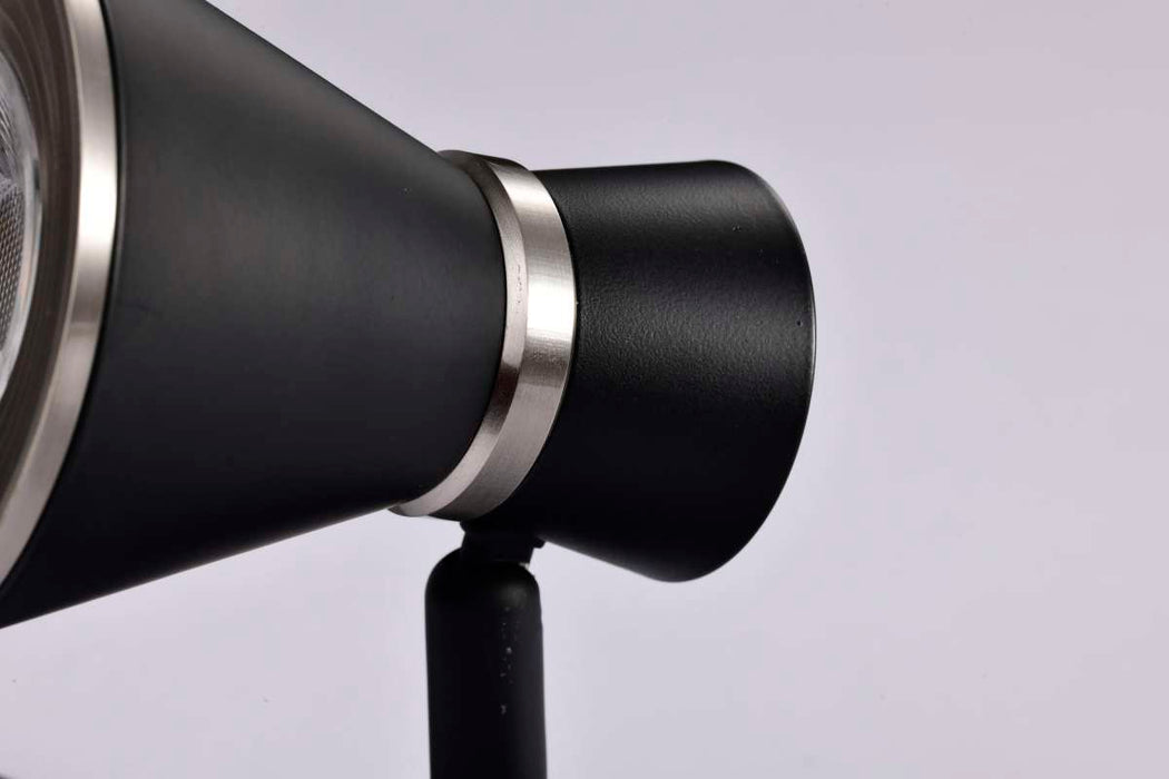 Track Head Nuvo TH634 12 Watt LED Cinch Track Head - 3000K - Matte Black and Brushed Nickel Finish - H-Style Nuvo