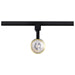 Track Head Nuvo TH635 12 Watt LED Track Head - Round - 3000K - Matte Black and Brushed Brass Finish - H-Style Nuvo