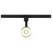 Track Head Nuvo TH635 12 Watt LED Track Head - Round - 3000K - Matte Black and Brushed Brass Finish - H-Style Nuvo