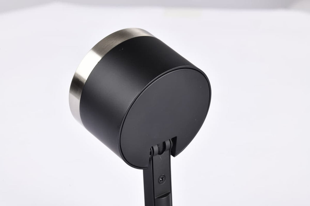 Track Head Nuvo TH636 12 Watt LED Track Head - Round - 3000K - Matte Black and Brushed Nickel Finish - H-Style Nuvo