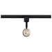Track Head Nuvo TH638 12 Watt LED Small Cylindrical Track Head - 3000K - Matte Black and Brushed Nickel Finish - H-Style Nuvo