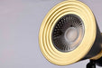 Track Head Nuvo TH643 12 Watt LED Cinch Track Head - 3000K - Matte Black and Brushed Brass Finish - H-Style Nuvo