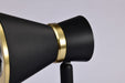 Track Head Nuvo TH643 12 Watt LED Cinch Track Head - 3000K - Matte Black and Brushed Brass Finish - H-Style Nuvo