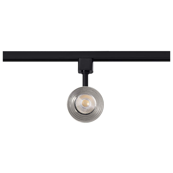 Track Head Nuvo TH644 12 Watt LED Cinch Track Head - 3000K - Matte Black and Brushed Nickel Finish - H-Style Nuvo