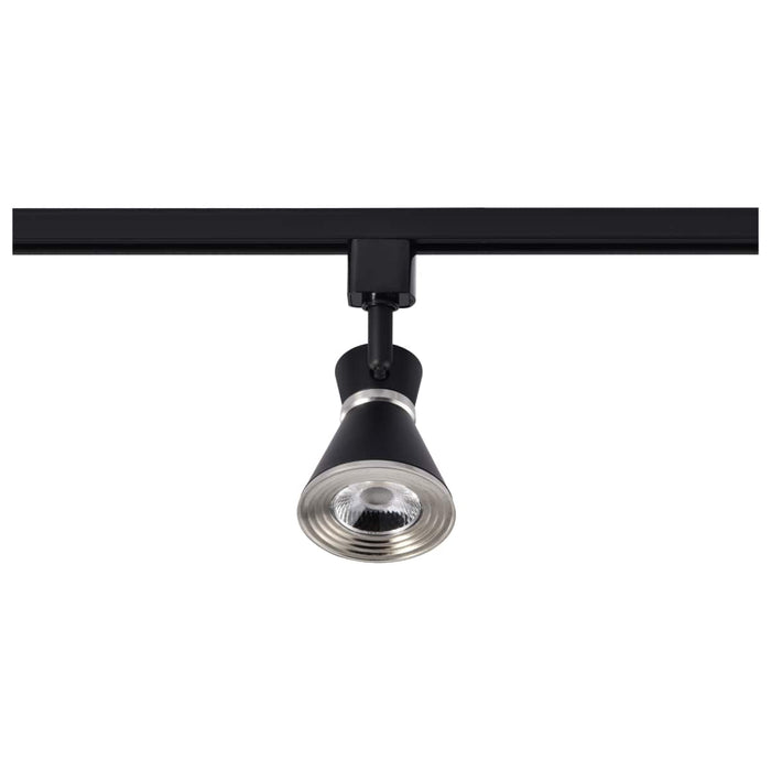 Track Head Nuvo TH644 12 Watt LED Cinch Track Head - 3000K - Matte Black and Brushed Nickel Finish - H-Style Nuvo