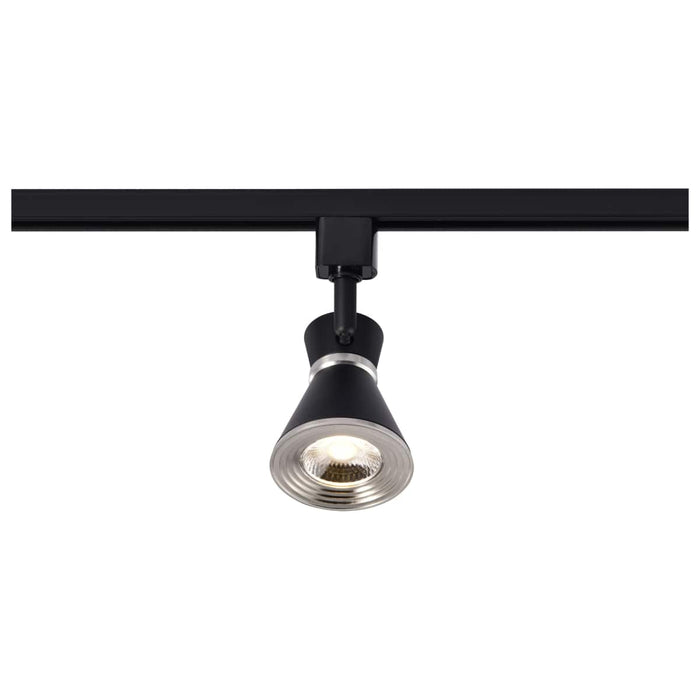 Track Head Nuvo TH644 12 Watt LED Cinch Track Head - 3000K - Matte Black and Brushed Nickel Finish - H-Style Nuvo