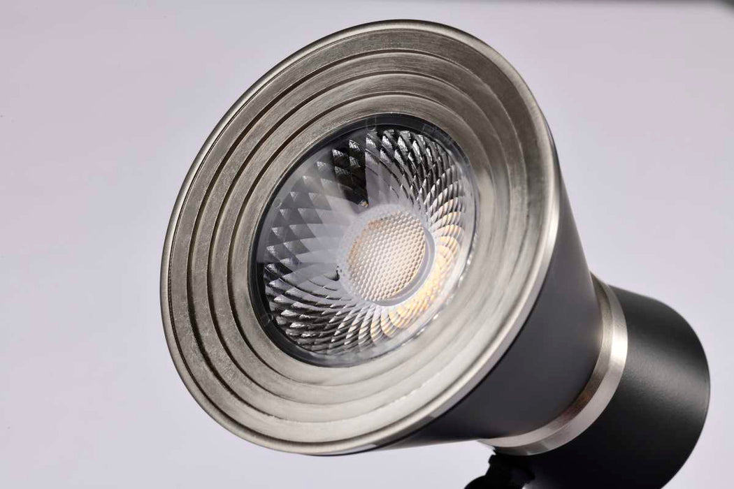 Track Head Nuvo TH644 12 Watt LED Cinch Track Head - 3000K - Matte Black and Brushed Nickel Finish - H-Style Nuvo