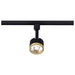 Track Head Nuvo TH645 12 Watt LED Track Head - Round - 3000K - Matte Black and Brushed Brass Finish - H-Style Nuvo