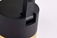 Track Head Nuvo TH645 12 Watt LED Track Head - Round - 3000K - Matte Black and Brushed Brass Finish - H-Style Nuvo