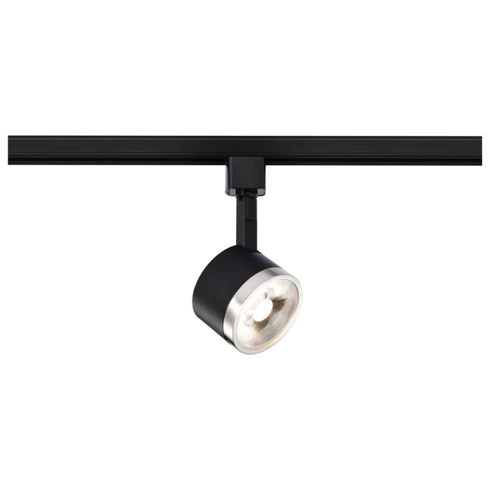 Track Head Nuvo TH646 12 Watt LED Track Head - Round - 3000K - Matte Black and Brushed Nickel Finish - H-Style Nuvo