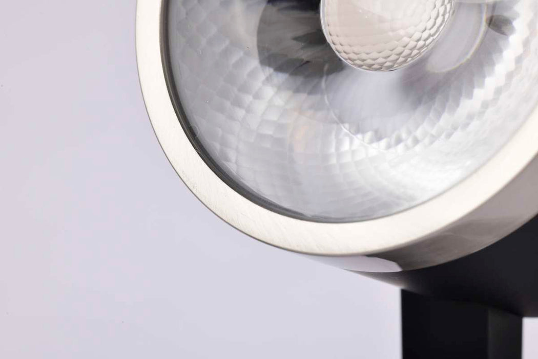 Track Head Nuvo TH646 12 Watt LED Track Head - Round - 3000K - Matte Black and Brushed Nickel Finish - H-Style Nuvo