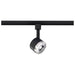 Track Head Nuvo TH646 12 Watt LED Track Head - Round - 3000K - Matte Black and Brushed Nickel Finish - H-Style Nuvo