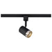 Track Head Nuvo TH648 12 Watt LED Small Cylindrical Track Head - 3000K - Matte Black and Brushed Nickel Finish - H-Style Nuvo