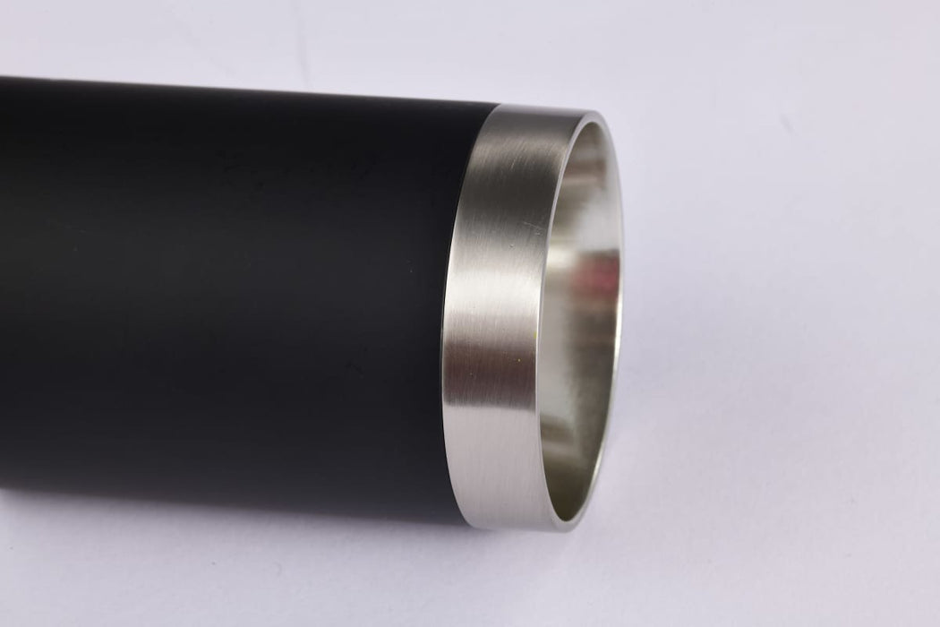 Track Head Nuvo TH648 12 Watt LED Small Cylindrical Track Head - 3000K - Matte Black and Brushed Nickel Finish - H-Style Nuvo