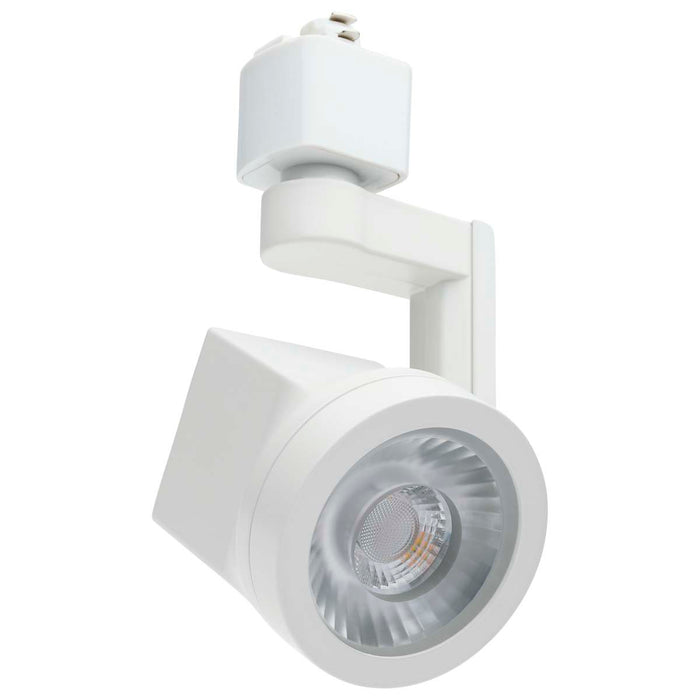 Track Head Nuvo TH651 Lantern - 12 Watt LED Track Head - 24 Degree Beam Spread - 3000K - White Finish - H-Style Nuvo