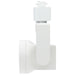 Track Head Nuvo TH661 Lantern - 12 Watt LED Track Head - 36 Degree Beam Spread - 3000K - White Finish - H-Style Nuvo