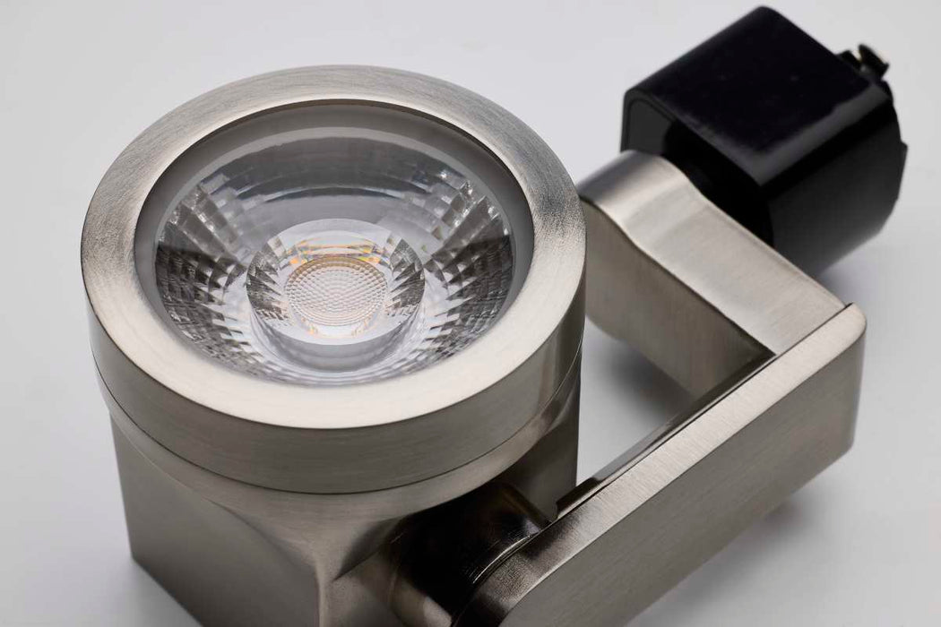 Track Head Nuvo TH663 Lantern - 12 Watt LED Track Head - 36 Degree Beam Spread - 3000K - Brushed Nickel Finish - H-Style Nuvo