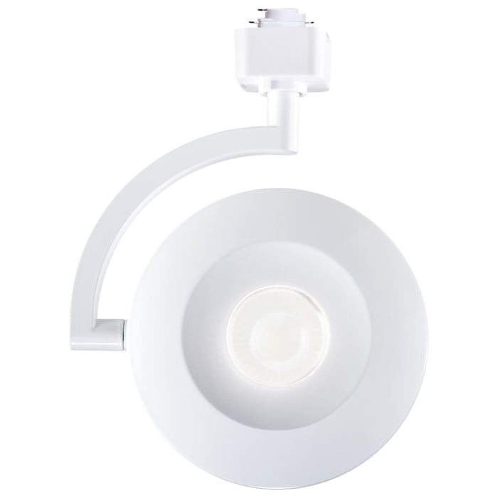 Track Head Satco TH670 Orb - 12 Watt LED H-Style Track Head - 3000K/4000K/5000K CCT Selectable - 24 Degree Beam Angle - White Finish - 120 Volt - H-Style Satco