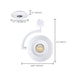 Track Head Satco TH670 Orb - 12 Watt LED H-Style Track Head - 3000K/4000K/5000K CCT Selectable - 24 Degree Beam Angle - White Finish - 120 Volt - H-Style Satco