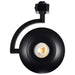 Track Head Satco TH671 Orb - 12 Watt LED H-Style Track Head - 3000K/4000K/5000K CCT Selectable - 24 Degree Beam Angle - Black Finish - 120 Volt - H-Style Satco