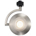 Track Head Satco TH672 Orb - 12 Watt LED H-Style Track Head - 3000K/4000K/5000K CCT Selectable - 24 Degree Beam Angle - Brushed Nickel Finish - 120 Volt - H-Style Satco
