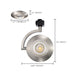 Track Head Satco TH672 Orb - 12 Watt LED H-Style Track Head - 3000K/4000K/5000K CCT Selectable - 24 Degree Beam Angle - Brushed Nickel Finish - 120 Volt - H-Style Satco