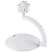 Track Head Satco TH673 Orb - 12 Watt LED H-Style Track Head - 3000K/4000K/5000K CCT Selectable - 36 Degree Beam Angle - White Finish - 120 Volt - H-Style Satco