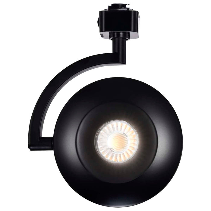 Track Head Satco TH674 Orb - 12 Watt LED H-Style Track Head - 3000K/4000K/5000K CCT Selectable - 36 Degree Beam Angle - Black Finish - 120 Volt - H-Style Satco