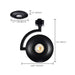 Track Head Satco TH674 Orb - 12 Watt LED H-Style Track Head - 3000K/4000K/5000K CCT Selectable - 36 Degree Beam Angle - Black Finish - 120 Volt - H-Style Satco