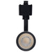 Track Head Nuvo TH702 10 Watt LED Track Head - 36 Degree Beam Spread - 5 CCT Selectable - Matte Black Finish - H-Style Nuvo