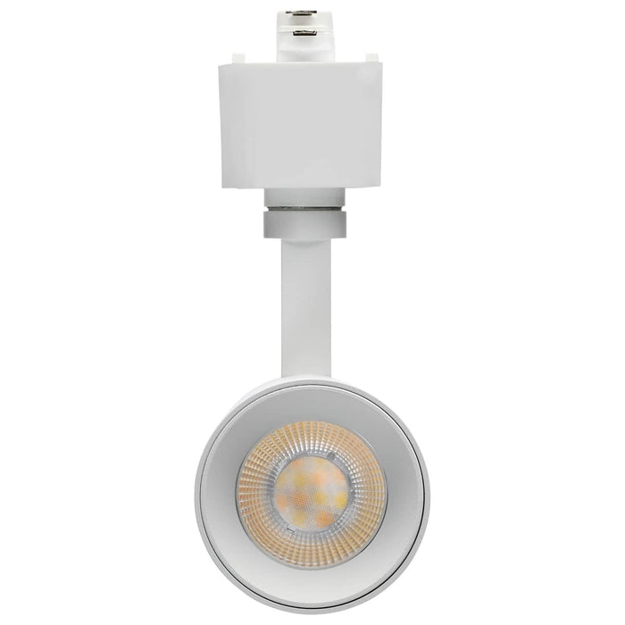 Track Head Nuvo TH703 10 Watt LED Track Head - 48 Degree Beam Spread - 5 CCT Selectable - Matte White Finish - H-Style Nuvo