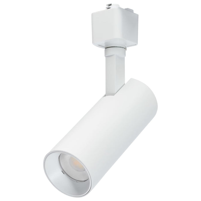 Track Head Nuvo TH703 10 Watt LED Track Head - 48 Degree Beam Spread - 5 CCT Selectable - Matte White Finish - H-Style Nuvo