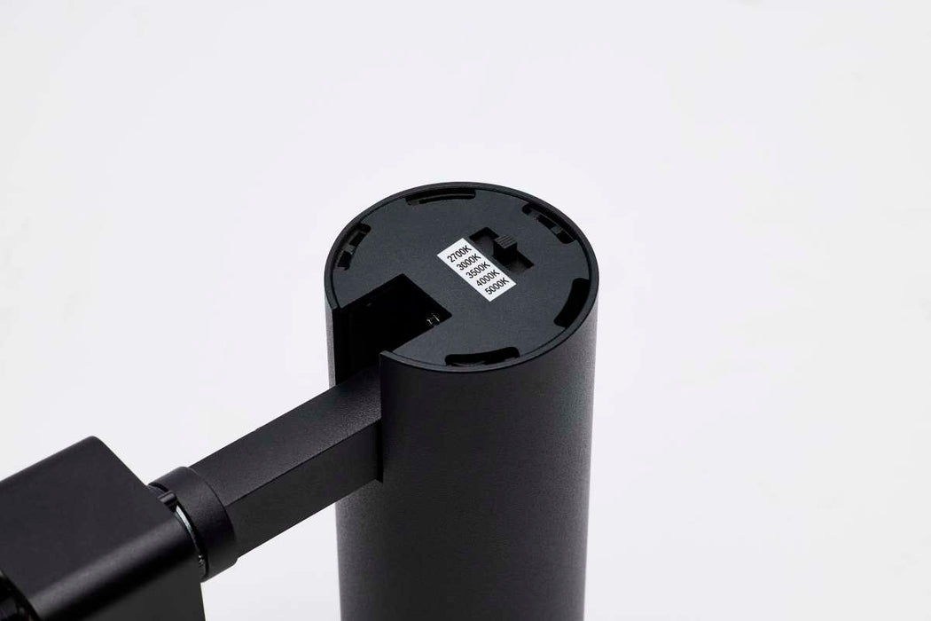 Track Head Nuvo TH704 10 Watt LED Track Head - 48 Degree Beam Spread - 5 CCT Selectable - Matte Black Finish - H-Style Nuvo