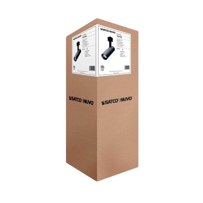 Track Head Nuvo TH704 10 Watt LED Track Head - 48 Degree Beam Spread - 5 CCT Selectable - Matte Black Finish - H-Style Nuvo
