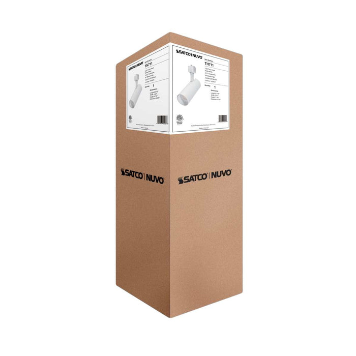 Track Head Nuvo TH711 20 Watt LED Track Head - 36 Degree Beam Spread - 5 CCT Selectable - Matte White Finish - H-Style Nuvo