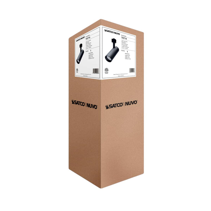 Track Head Nuvo TH714 20 Watt LED Track Head - 48 Degree Beam Spread - 5 CCT Selectable - Matte Black Finish - H-Style Nuvo