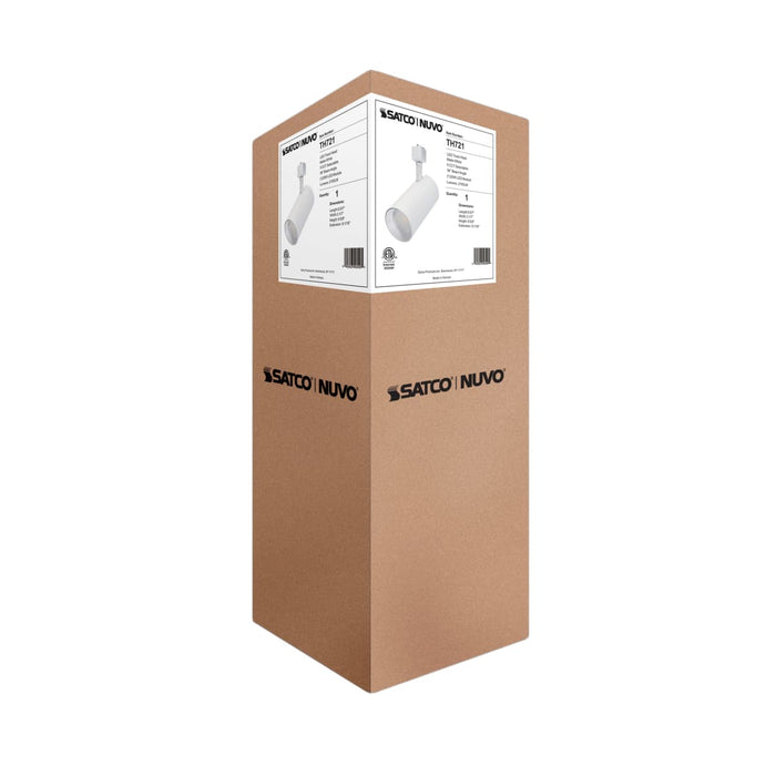 Track Head Nuvo TH721 30 Watt LED Track Head - 36 Degree Beam Spread - 5 CCT Selectable - Matte White Finish - H-Style Nuvo