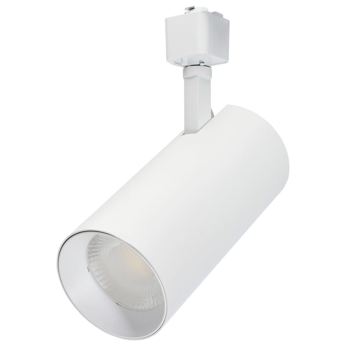 Track Head Nuvo TH721 30 Watt LED Track Head - 36 Degree Beam Spread - 5 CCT Selectable - Matte White Finish - H-Style Nuvo