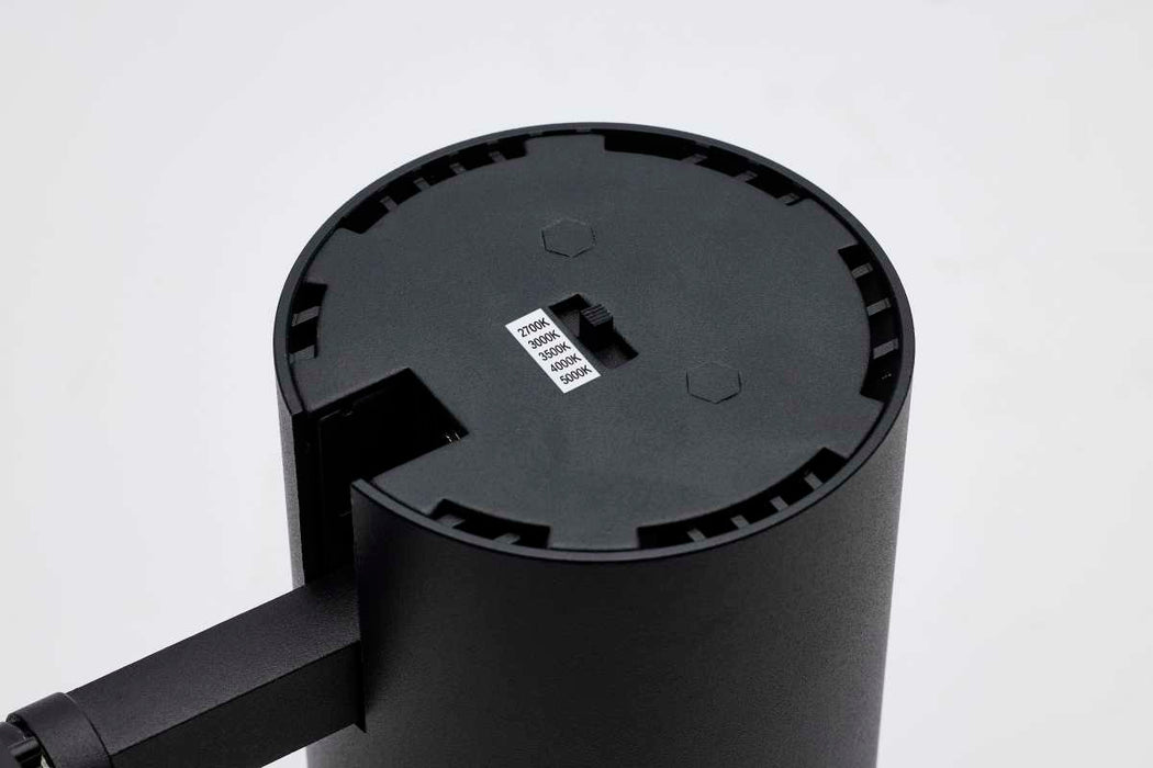 Track Head Nuvo TH722 30 Watt LED Track Head - 36 Degree Beam Spread - 5 CCT Selectable - Matte Black Finish - H-Style Nuvo