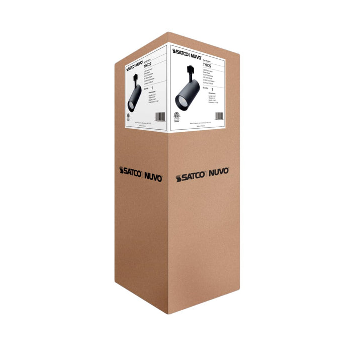 Track Head Nuvo TH722 30 Watt LED Track Head - 36 Degree Beam Spread - 5 CCT Selectable - Matte Black Finish - H-Style Nuvo