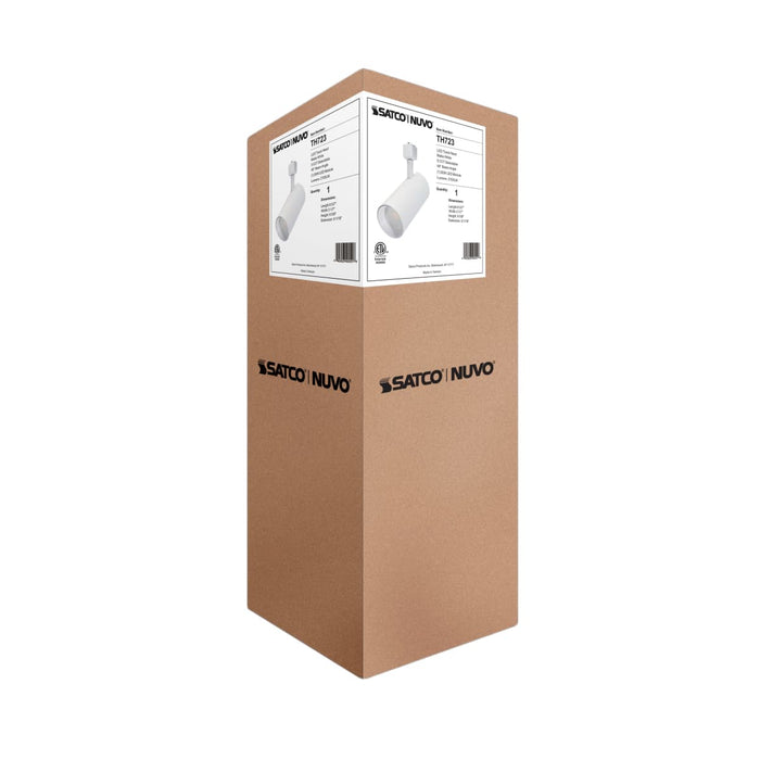 Track Head Nuvo TH723 30 Watt LED Track Head - 48 Degree Beam Spread - 5 CCT Selectable - Matte White Finish - H-Style Nuvo