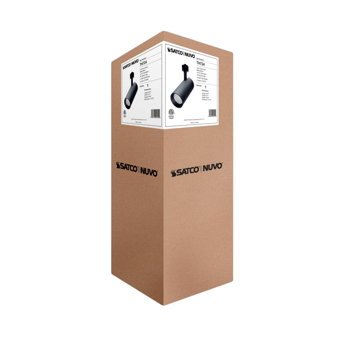 Track Head Nuvo TH724 30 Watt LED Track Head - 48 Degree Beam Spread - 5 CCT Selectable - Matte Black Finish - H-Style Nuvo