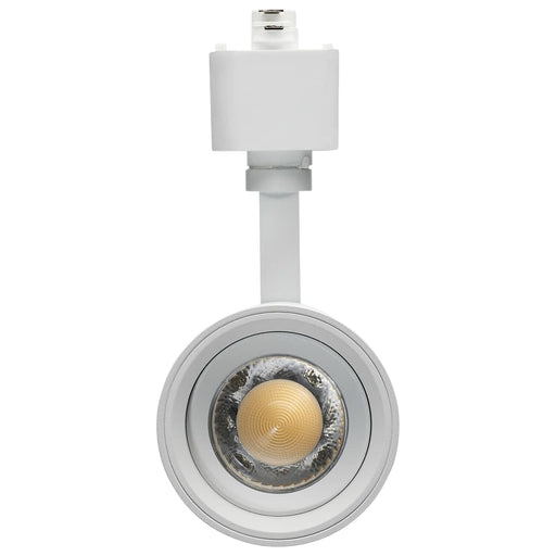 Track Head Nuvo TH731 15 Watt LED Track Head - 20 to 50 Degree Adjustable Beam Spread - CCT Selectable - Matte White Finish - H-Style Nuvo