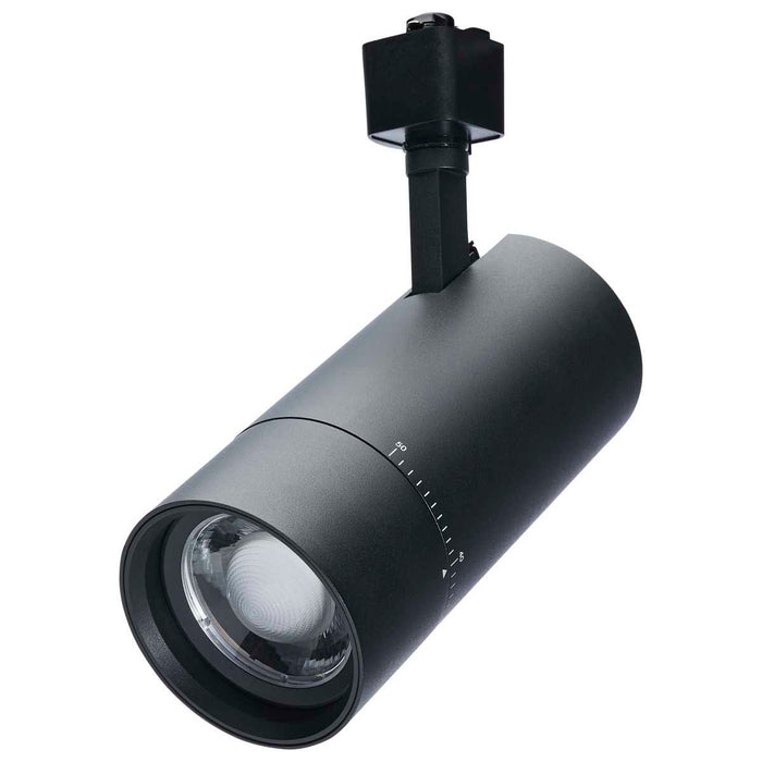 Track Head Nuvo TH742 30 Watt LED Track Head - 20 to 50 Degree Adjustable Beam Spread - CCT Selectable - Matte Black Finish - H-Style Nuvo