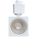 Track Head Satco TH751 8 Watt LED Track Head - 2700K/3000K/3500K/4000K/5000K CCT Selectable - Dim to Warm - H Style - 36 Degree Beam Angle - 120 Volt - White - Square Satco