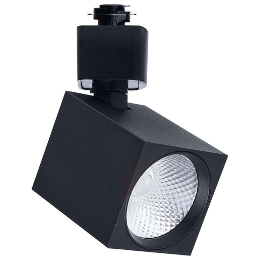 Track Head Satco TH752 8 Watt LED Track Head - 2700K/3000K/3500K/4000K/5000K CCT Selectable - Dim to Warm - H Style - 36 Degree Beam Angle - 120 Volt - Black - Square Satco