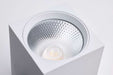 Track Head Satco TH754 8 Watt LED Track Head - 2700K/3000K/3500K/4000K/5000K CCT Selectable - Dim to Warm - H Style - 48 Degree Beam Angle - 120 Volt - White - Square Satco