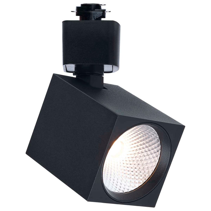Track Head Satco TH755 8 Watt LED Track Head - 2700K/3000K/3500K/4000K/5000K CCT Selectable - Dim to Warm - H Style - 48 Degree Beam Angle - 120 Volt - Black - Square Satco