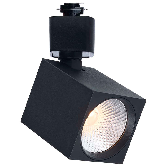Track Head Satco TH755 8 Watt LED Track Head - 2700K/3000K/3500K/4000K/5000K CCT Selectable - Dim to Warm - H Style - 48 Degree Beam Angle - 120 Volt - Black - Square Satco